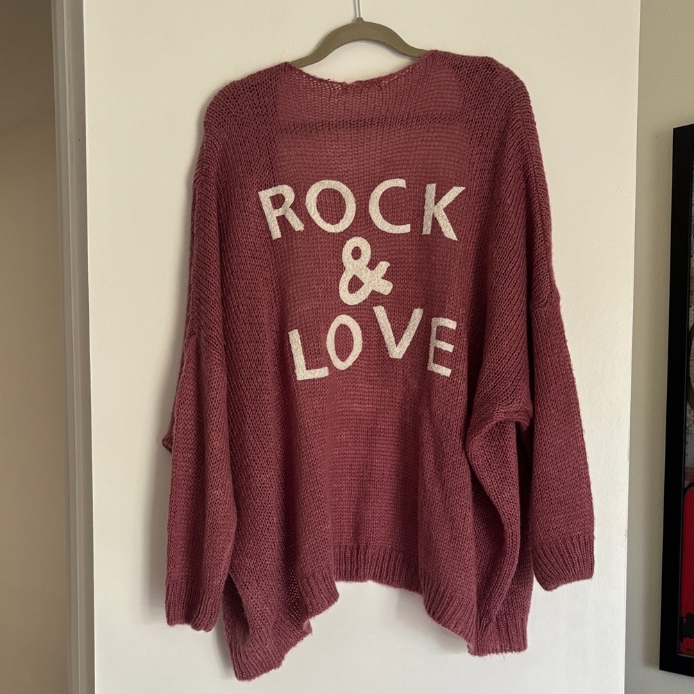 Elan Women's Sweater - Burgundy with White Text